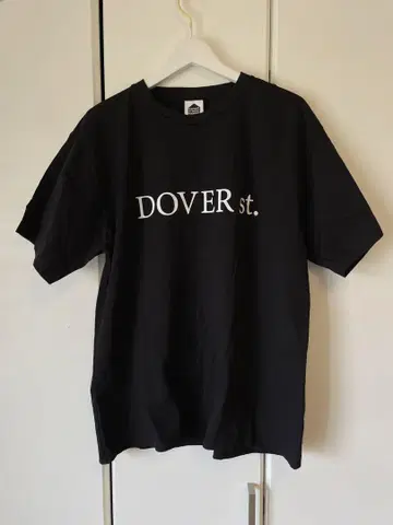 DOVER STREET MARKET 로고 티셔츠 블랙 L