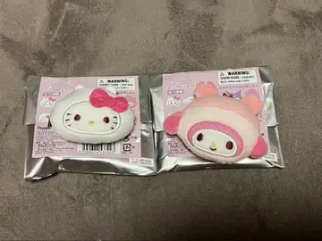 치이카와 산리오 시크릿 헤어 클립 키티 마이멜로디