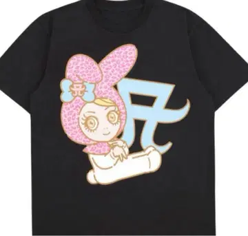 하마사키 아유미 ayupan 마이멜로디 티셔츠 블랙 2XL