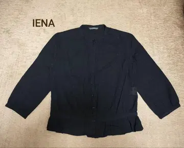 IENA 블랙 반소매 셔츠