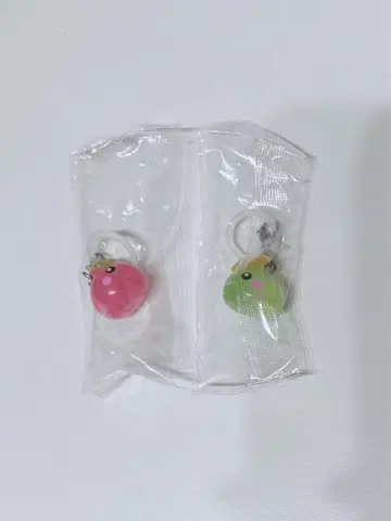 호페짱 메지루시 액세서리 연한 핑크, 그린 d e