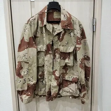 USED 미군 6C 데저트 초코 칩 카모 BDU 자켓