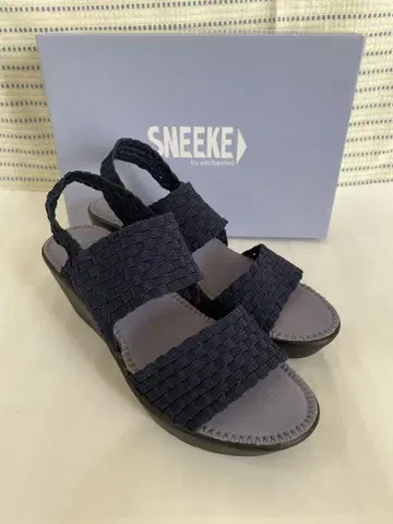 SNEEKE 네이비 컴포트 샌들