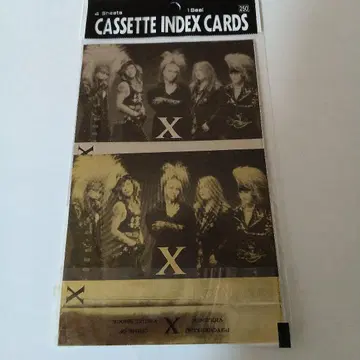 X 인디즈 시대의 카세트 인덱스 카드 X JAPAN