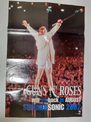 BAND를 하자! 특대형 양면 포스터 Guns N' Roses