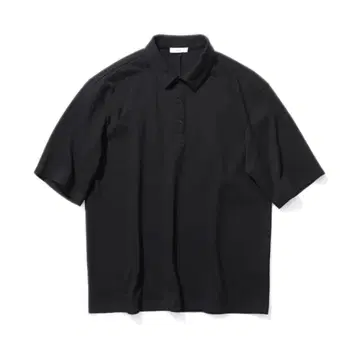 ATON 블랙 피케 셔츠 ATON/KANOKO POLO SHIRTS