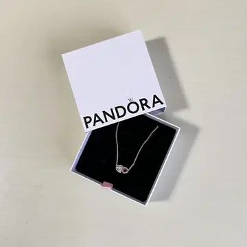 Pandora 하트 모양 목걸이