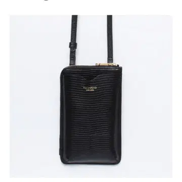 비올라 돌로/ADRIA V-1289 리자드 엠보 가죽 휴대폰 미니백