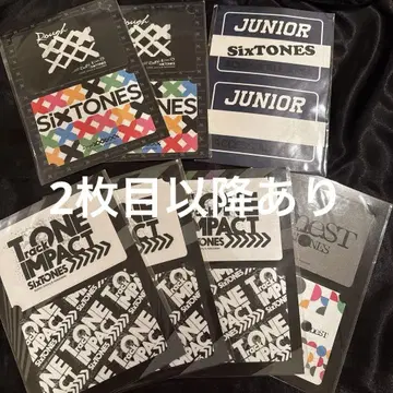 미사용 새상품 SixTONES 스티커 굿즈