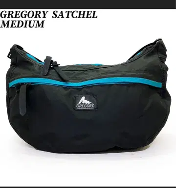 GREGORY 사첼 M 메이드 인 USA 구 로고 빈티지 블랙