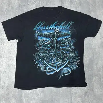 Blessthefall 남성용 썸머 티셔츠 빈티지