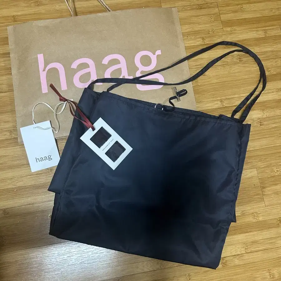 【haag】a parachute bag ★送料・関税込★大人気★ haag parachute bag Merchant Bag navy #헤이그,#Haag,#보부상백
