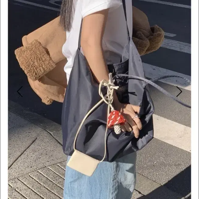 【haag】a parachute bag ★送料・関税込★大人気★ haag parachute bag Merchant Bag navy #헤이그,#Haag,#보부상백