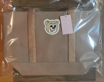 페이러 올드 테디 걸 와펜 토트백 베이지 (소)