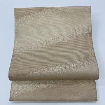 긴 오비 순수 실크 금색 사선 기모노 착용법 일본 의류 HO-709