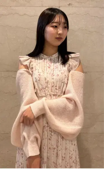 snidel 시어 볼레로 가디건
