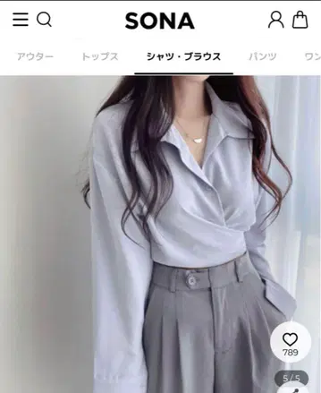 리본 랩 크롭 셔츠 블라우스 2개 세트 소나 소녀나라 한국