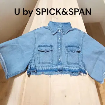 U by SPICK&SPAN 크롭 데님 자켓
