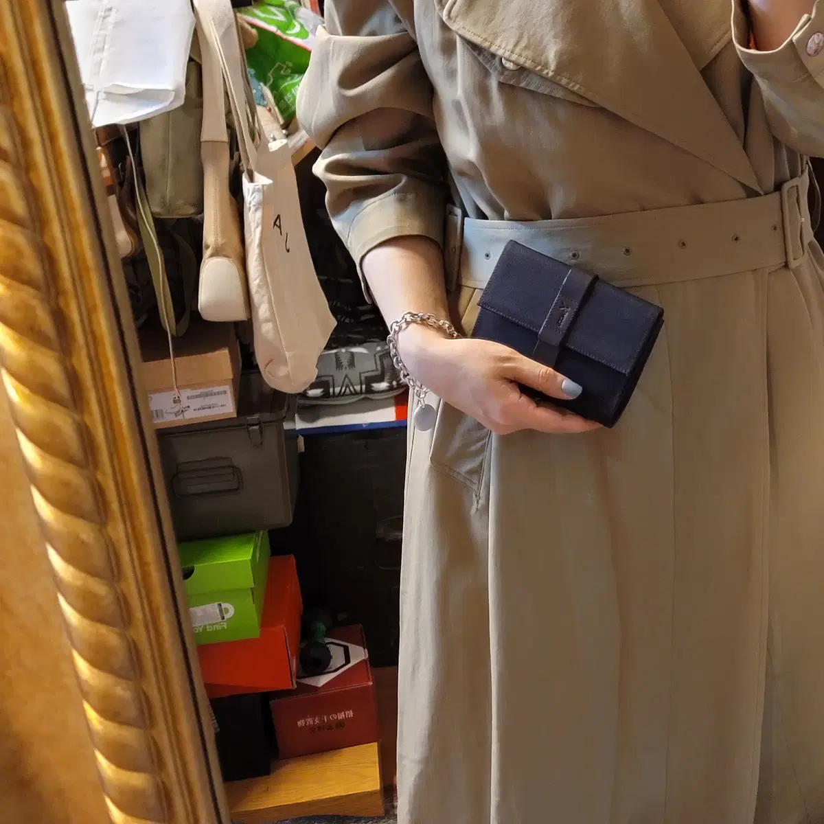 YOHJI YAMAMOTO Yohji Yamamoto Y'SACCS Medium Wallet B196