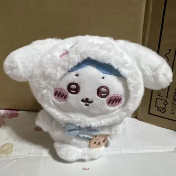 시나모롤 치이카와 (먼작귀) 산리오 마스코트 홀더 (하치와레)