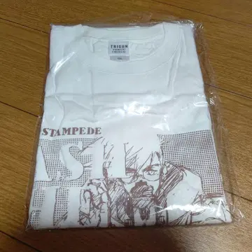 제비뽑기 도 TRIGUN STAMPEDE 빅 사이즈 티셔츠 바쉬