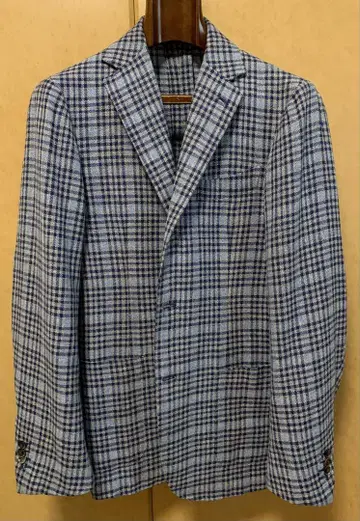 링 자켓 RING JACKET 체크 무늬 테일러드 자켓