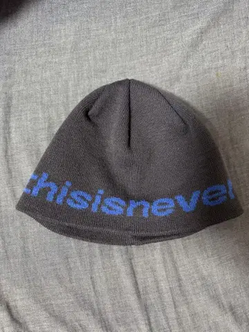 thisisnever 니트 모자 그레이