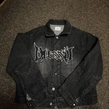BlessU 블랙 데님 자켓