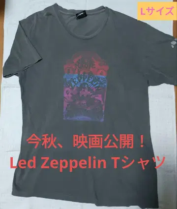 올 가을, 영화 공개 예정! Led Zeppelin 티셔츠 그레이 L