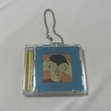 마카로니 연필 CD풍 키링 가챠가챠