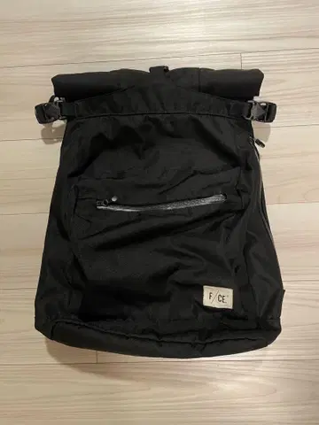 F/CE 블랙 롤탑 백팩 fce 롤업 백팩