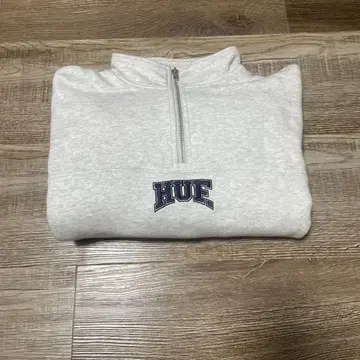 HUF 그레이 하프 지퍼