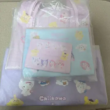 3개 세트 치이카와 산리오 토트백/에코백/파우치 묶음 판매