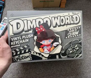 DIMOO WORLD DISNEY 시리즈 봉제 인형 키체인 BOX