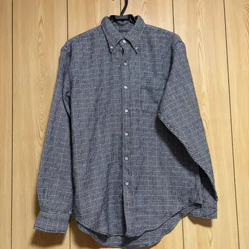 90s SUGAR CANE 체크 무늬 플란넬 셔츠 L 동양 엔터프라이즈