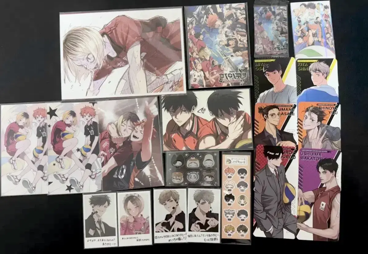 Haikyu!! Only event, Sseugyeoljeon pre-order benefit, Fullppang's Kageyama, Photo booth unofficial goods paper items bulk