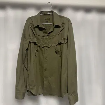 Happy99 Angel99 Button-Up 그린
