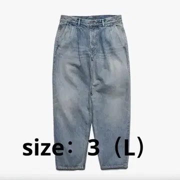 Selvage Denim Two Tuck 그라프 페이퍼 데님 팬츠 3