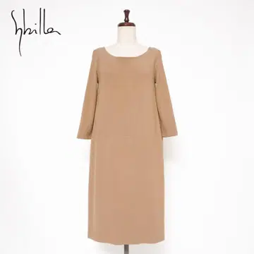 새상품급 Sybilla 코쿤 원피스 베이지 사이즈 M*CD1018