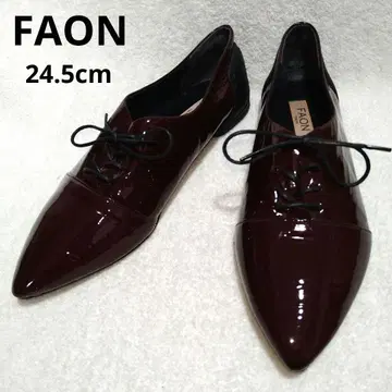 FAON 파온 레이스업 슈즈 스틸레토 24.5