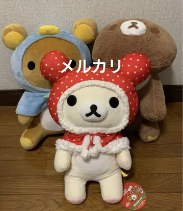 리락쿠마 코리락쿠마 봉제 인형 3종