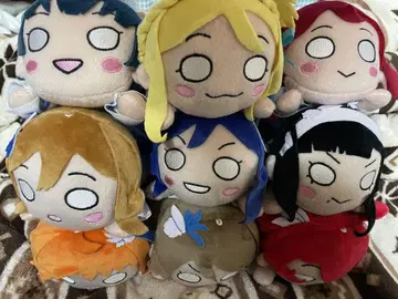 러브 라이브 선샤인 Aqours 누워 있는 봉제 인형 DREAMY 9종