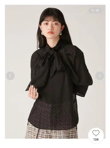 LILYBROWN 보타이 블라우스
