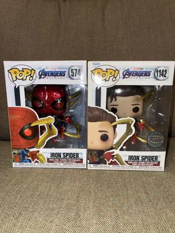 Funko 팝 엔드 게임 아이언 스파이더 2개 (574 1142)