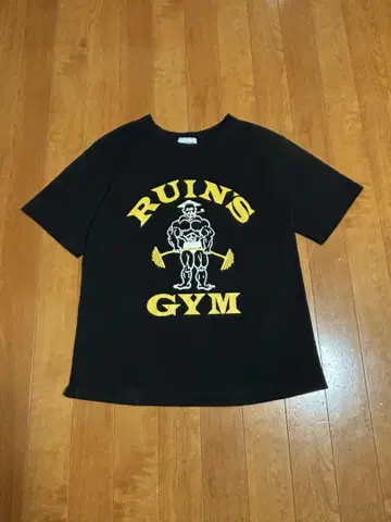 23AW Black Weirdos 블랙 위도우 RUINS GYM 티셔츠