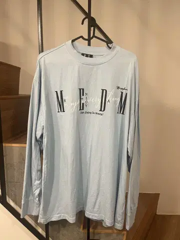 MEDM 긴팔 셔츠 라이트 블루