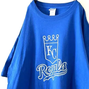 길단 KC 로얄스 Royals 티셔츠 XL 블루 파랑 구제 의류