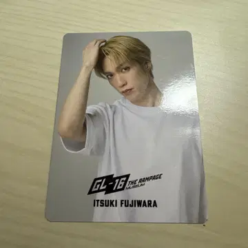 후지와라 키이치 입장 특전 램프 GL16 트레이딩 카드