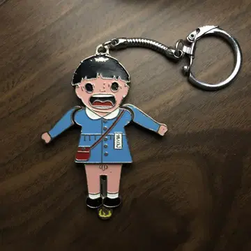마코토짱 가동식 키링 매실 그림 카즈오