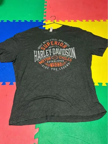 Harley Davidson 할리데이비슨 티셔츠 반팔 블랙